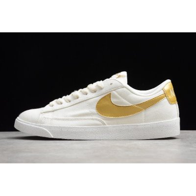 Nike Blazer Low Lx Beyaz / Metal Altın Kaykay Ayakkabı Türkiye - UG9TN213